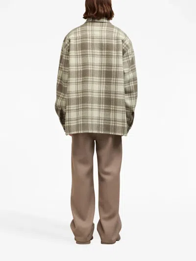 Ami Alexandre Mattiussi Ami Paris Checked Buttoned-up Overshirt In Multi