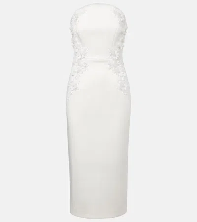 Rebecca Vallance Xanthe Embellished Midi Dress In Gray