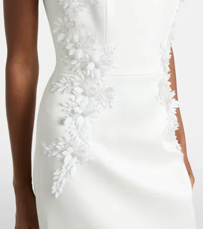 Rebecca Vallance Xanthe Embellished Midi Dress In Gray