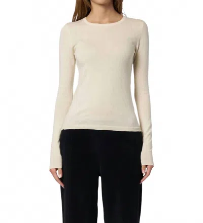 Xirena Crewe Long Sleeve Sweater In Cream In Neutral