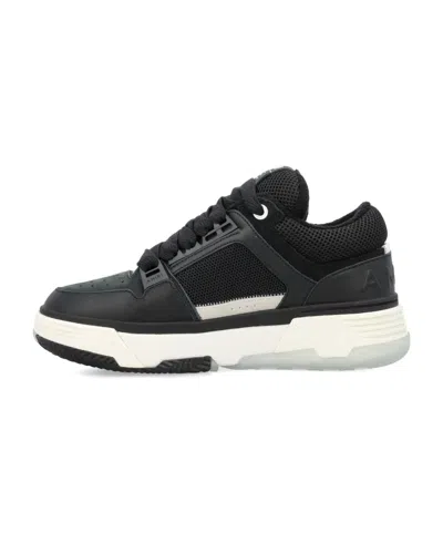 Amiri Low Top Sneakers Contrast Sole Design In Black