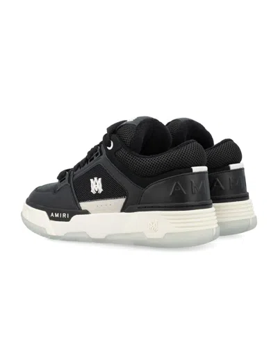 Amiri Low Top Sneakers Contrast Sole Design In Black
