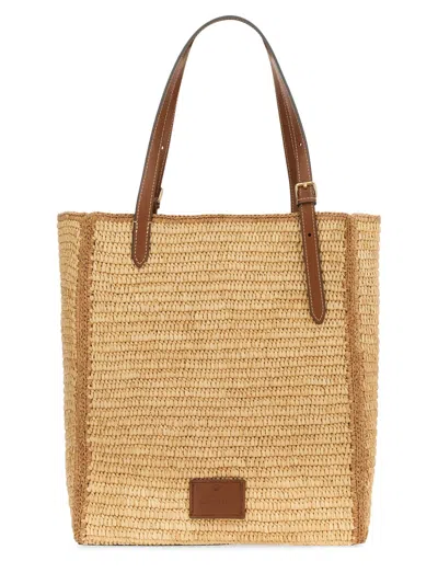 Anya Hindmarch Small Eyes Tote Bag In Neutral