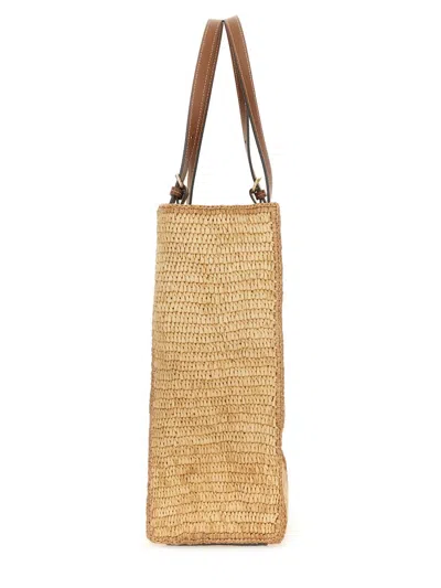 Anya Hindmarch Small Eyes Tote Bag In Neutral
