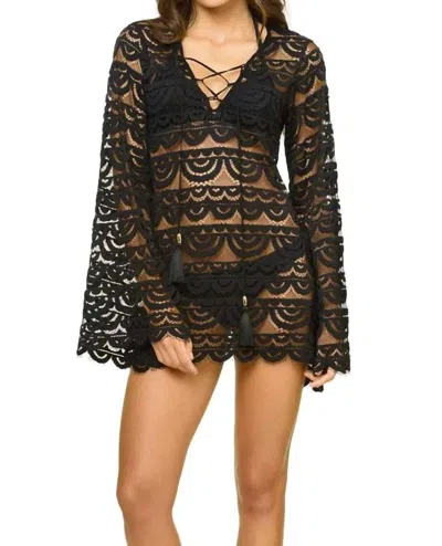 Pq Swim Noah Tunic In Black In Black