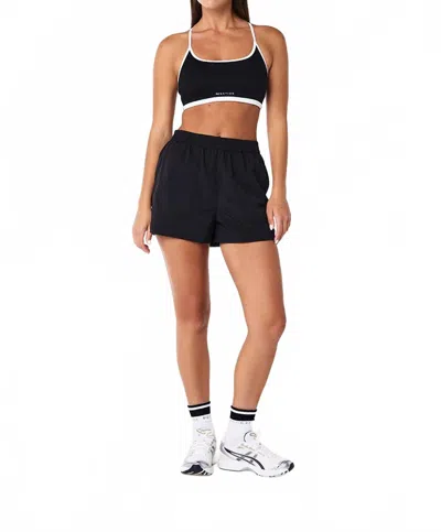 P.e Nation Pitlane Atheletic Short In Black In Black