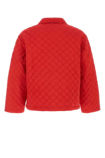 Bode Red Coton Hobby Jacket In Animal Print