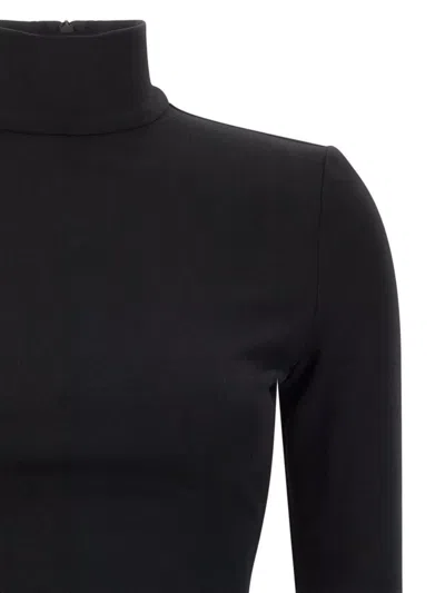 Magda Butrym Mini Dress With Balloon Skirt In Black