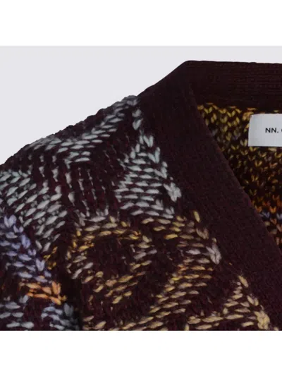 Nn07 Ribbed Cuff And Hem Crewneck Sweater In Brown