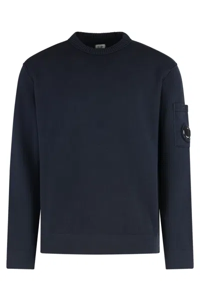 C.p. Company C. P. Company Man Sweatshirt Dark Purple Size 3xl Cotton In Blue