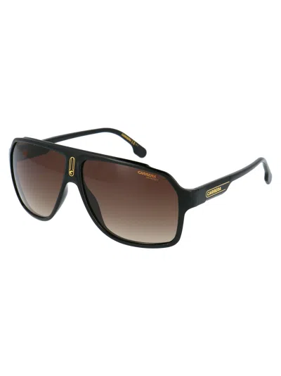 Carrera Black Acetate Sunglasses In Black