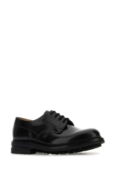 Church's Mc Neil Lw Chunky Sole Lace-up Shoes In Black