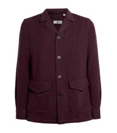 100hands Notched-collar Jacket In Brown