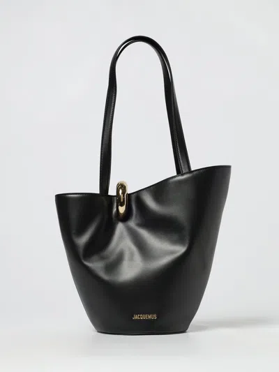 Jacquemus The Mini Bucket Bag Handles In Black