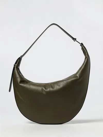 Marni Small Curved Shoulder Bag In Green
