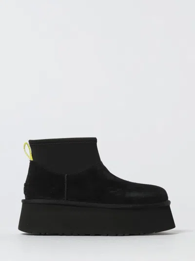 Ugg 50mm Classic Mini Dipper Suede Boots In Black