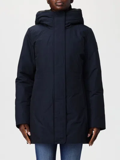 Woolrich Coat  Woman Color Navy In Blue