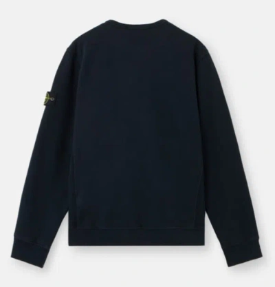Stone Island Classic Crew Neck Sweater With Logo Patch Detail In Multi