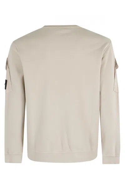 Stone Island Sweatshirt In White