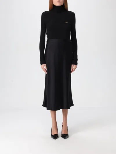 Elisabetta Franchi Turtleneck Dress In Multi