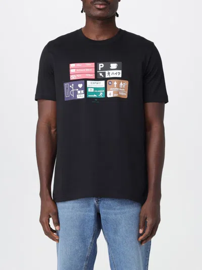 Ps By Paul Smith Regular Fit T-shirt In Black