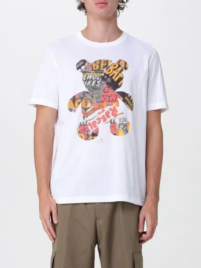 Ps By Paul Smith T-shirt Ps Paul Smith Men Color White In Multi