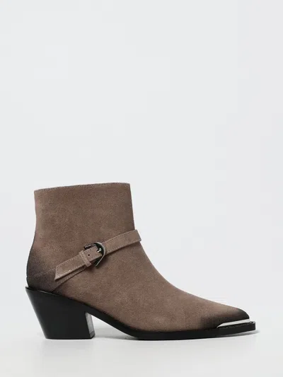 Coccinelle Buckle-fastening Pointed-toe Boots In Brown