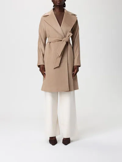 Max Mara Studio Coat In Brown