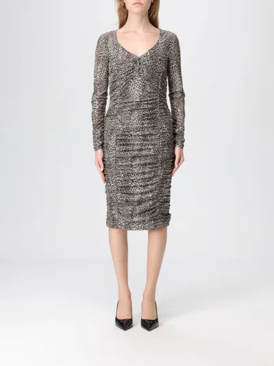 Liu •jo Dress Liu Jo Woman Color Beige In Animal Print