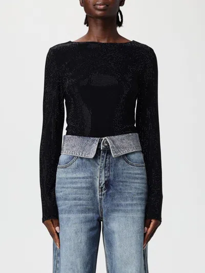 Twenty Four Haitch Top Twenty Fourhaitch Woman Color Black In Black