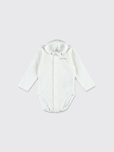 Petit Bateau Bodysuit  Kids Color White In White