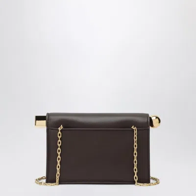 Jacquemus The Small Brown Rond Carré Pouch In Brown