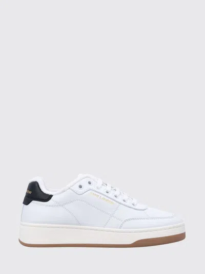 Saint Laurent Sl61 Leather Sneaker In White