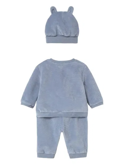 Mayoral Corduroy 3-piece Set Tracksuit In Blue