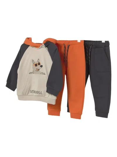 Mayoral Graphic-print Tracksuit In Orange