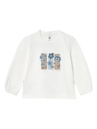 Mayoral Floral-print Trousers Set (set Of Three) In Multi