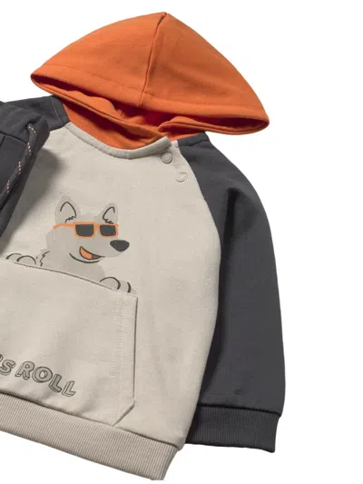 Mayoral Graphic-print Tracksuit In Orange