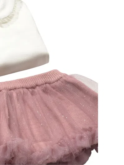 Mayoral Knitted Tutu Set (set Of Three) In Pink