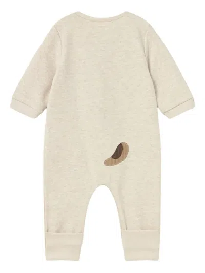 Mayoral Embroidered Romper In Neutral