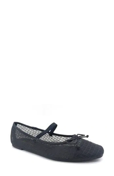 Kenneth Cole Myra Mesh Ballet Flat In Black