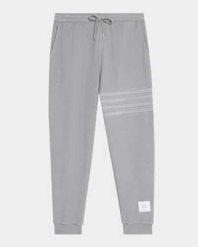 Thom Browne Jogger Trousers 4 Bar In Grey