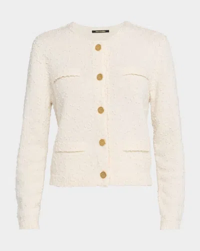 Kobi Halperin Richie Dotted Wool Knit Sweater In Neutral