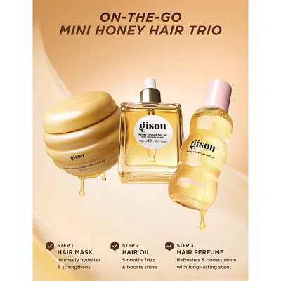 Gisou On-the-go Honey Hair Trio In Yellow