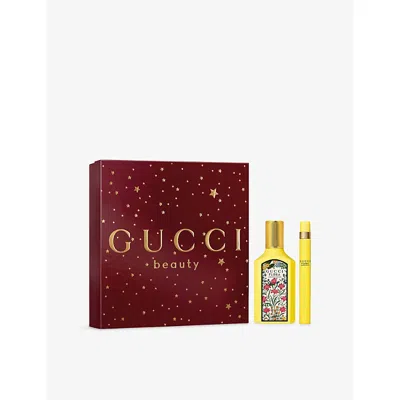 Gucci Ladies Flora Gorgeous Orchid Gift Set Fragrances 3616305838179 In Yellow