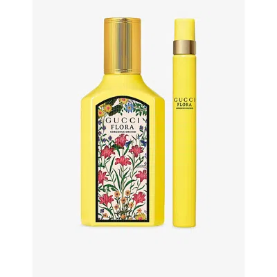 Gucci Ladies Flora Gorgeous Orchid Gift Set Fragrances 3616305838179 In Yellow