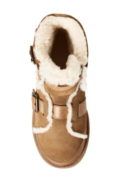 Ugg ® Dune Mini Buckle Plush Bootie In Animal Print