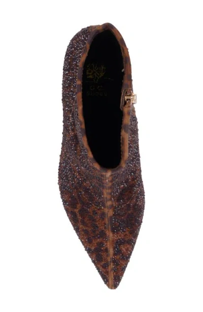 Good Choice New York Tina Pointed Toe Boot In Animal Print