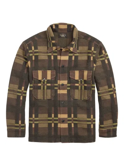 Rrl Plaid-patterned Cotton Shirt In Multi