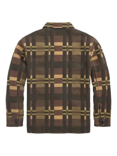 Rrl Plaid-patterned Cotton Shirt In Multi