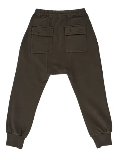 Rick Owens Drawstring Track Pants In Green